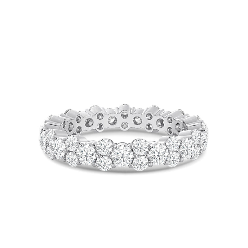 Diamond Pattern Eternity Ring