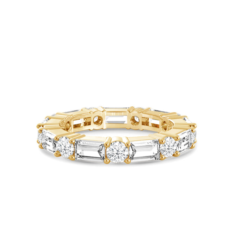 Geometric Sequence Diamond Eternity Ring